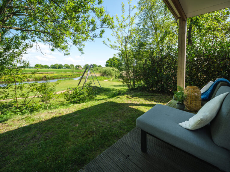 River Lodge 'Wellnesshuus' with whirlpool, sauna, bathtub, and sun shower | 2 people