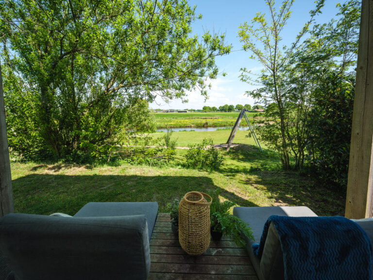 River Lodge 'Wellnesshuus' with whirlpool, sauna, bathtub, and sun shower | 2 people