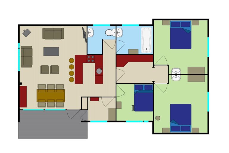 Finse Bungalow 7P, Comfort