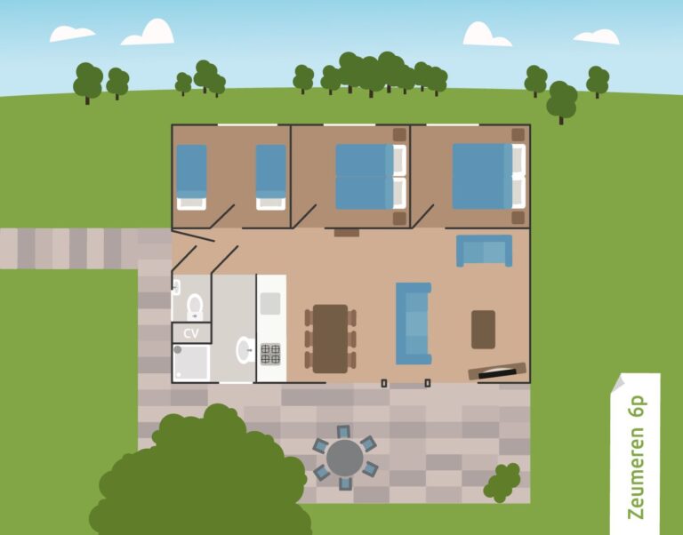 Zeumeren 6-person bungalow