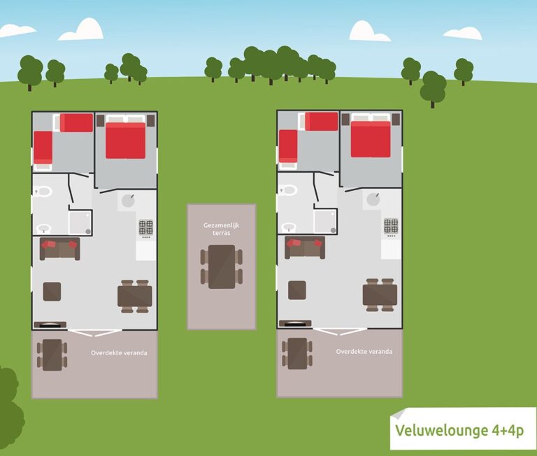 4+4 person Veluwe lounge