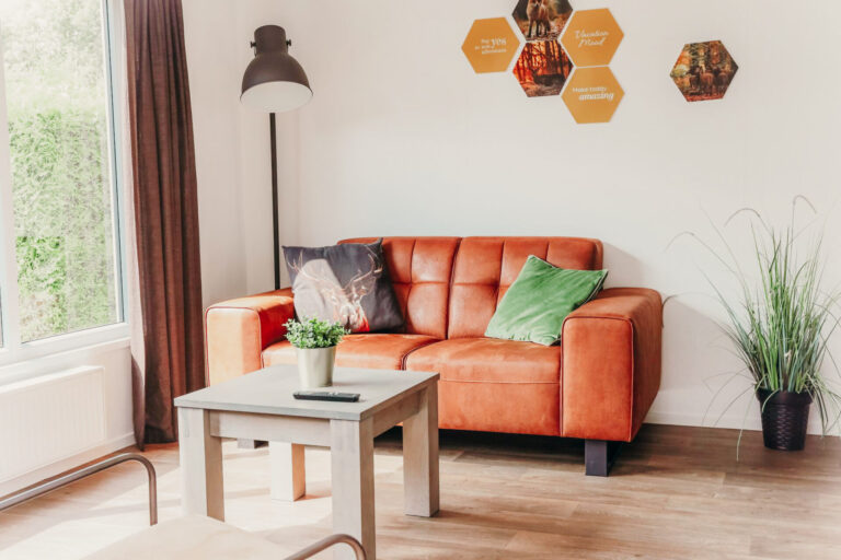 Veluwe lodge for four people with private sauna